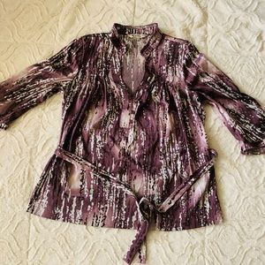 BCBG Abstract Blouse